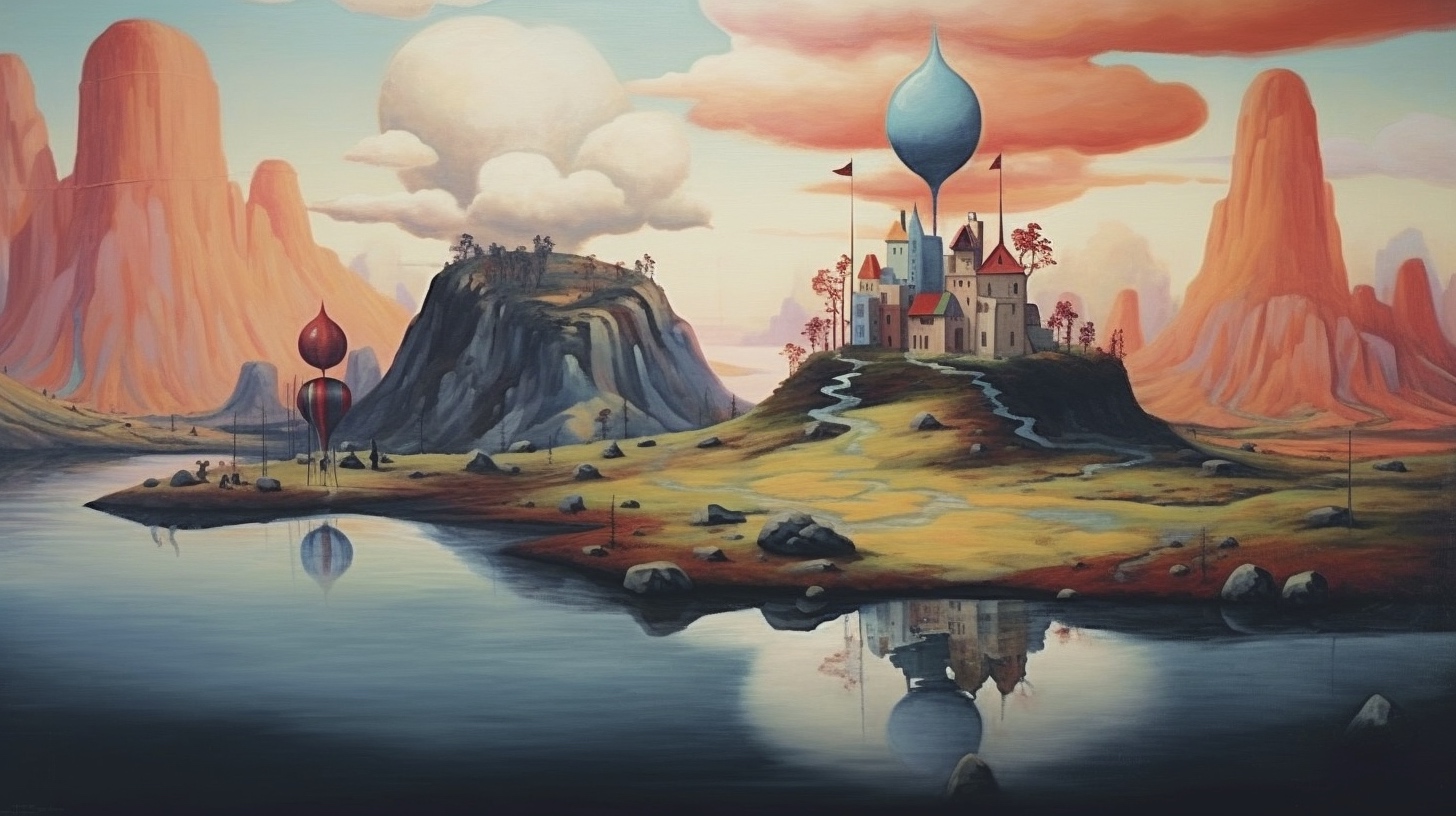 Renderman a painting of a landscape  painted in the style of  b0325353 ea7d 4669 aac8 560ad703fc59 1