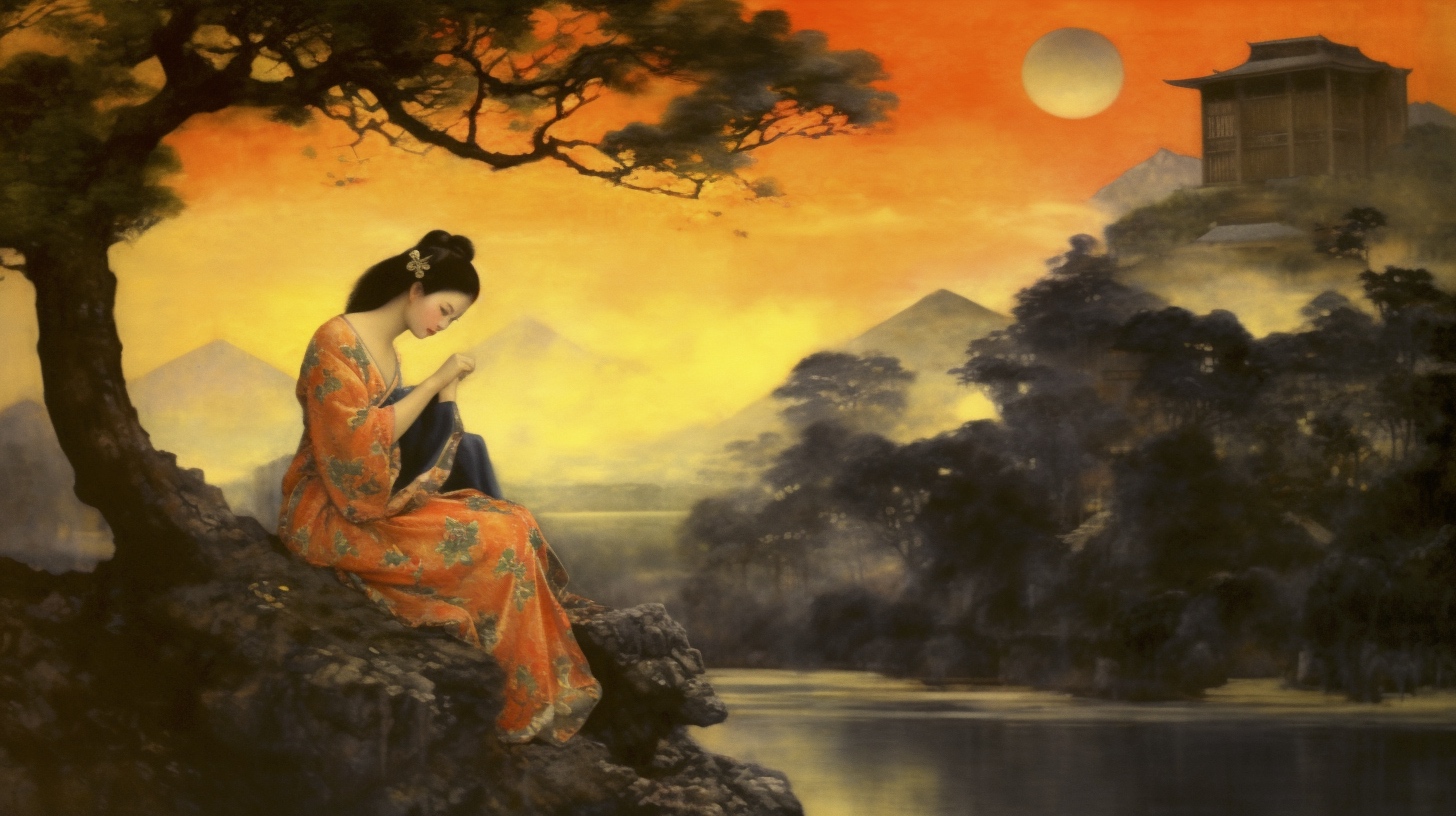 Renderman a painting of a landscape  painted in the style of  fe9bb2ae 76b0 4a78 ba89 99f966fc79fc 3