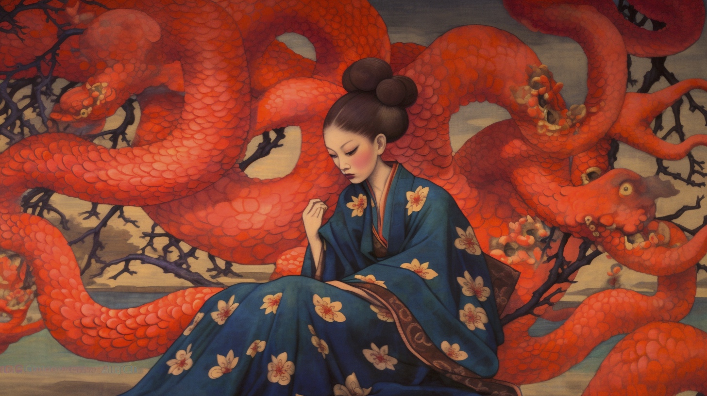 Renderman a painting of a octopus  painted in the style of Sh 3d450cc1 e832 4075 bc6f 222c1b9e4707 0