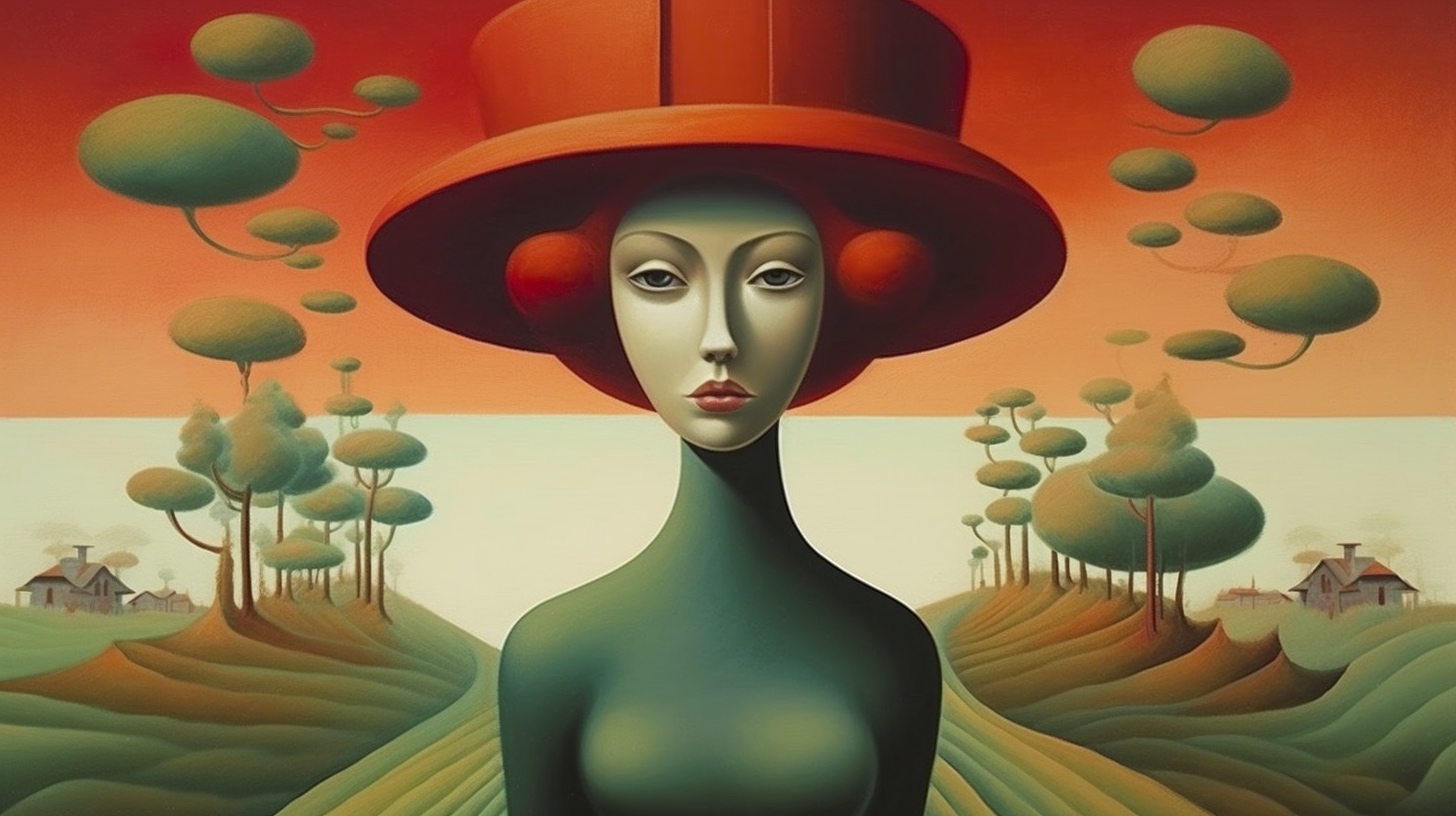 Renderman a painting of a woman  painted in the style of Nordic 22c2b468 2686 41e5 ab1e 013b8939c827