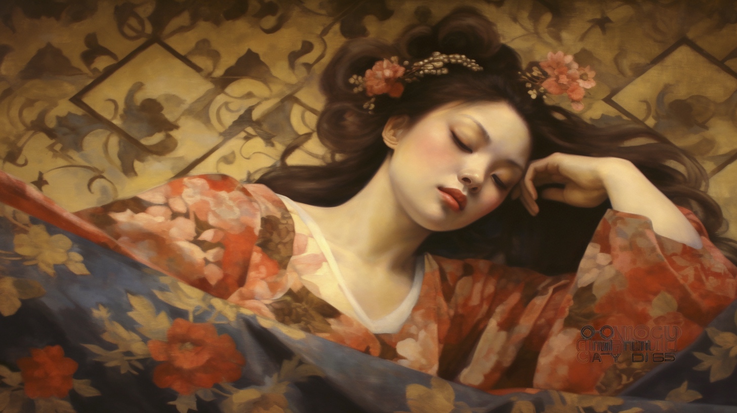 Renderman a painting of a woman  painted in the style of Shun b33c60fb cdde 4209 92e8 cb8f13490173 2