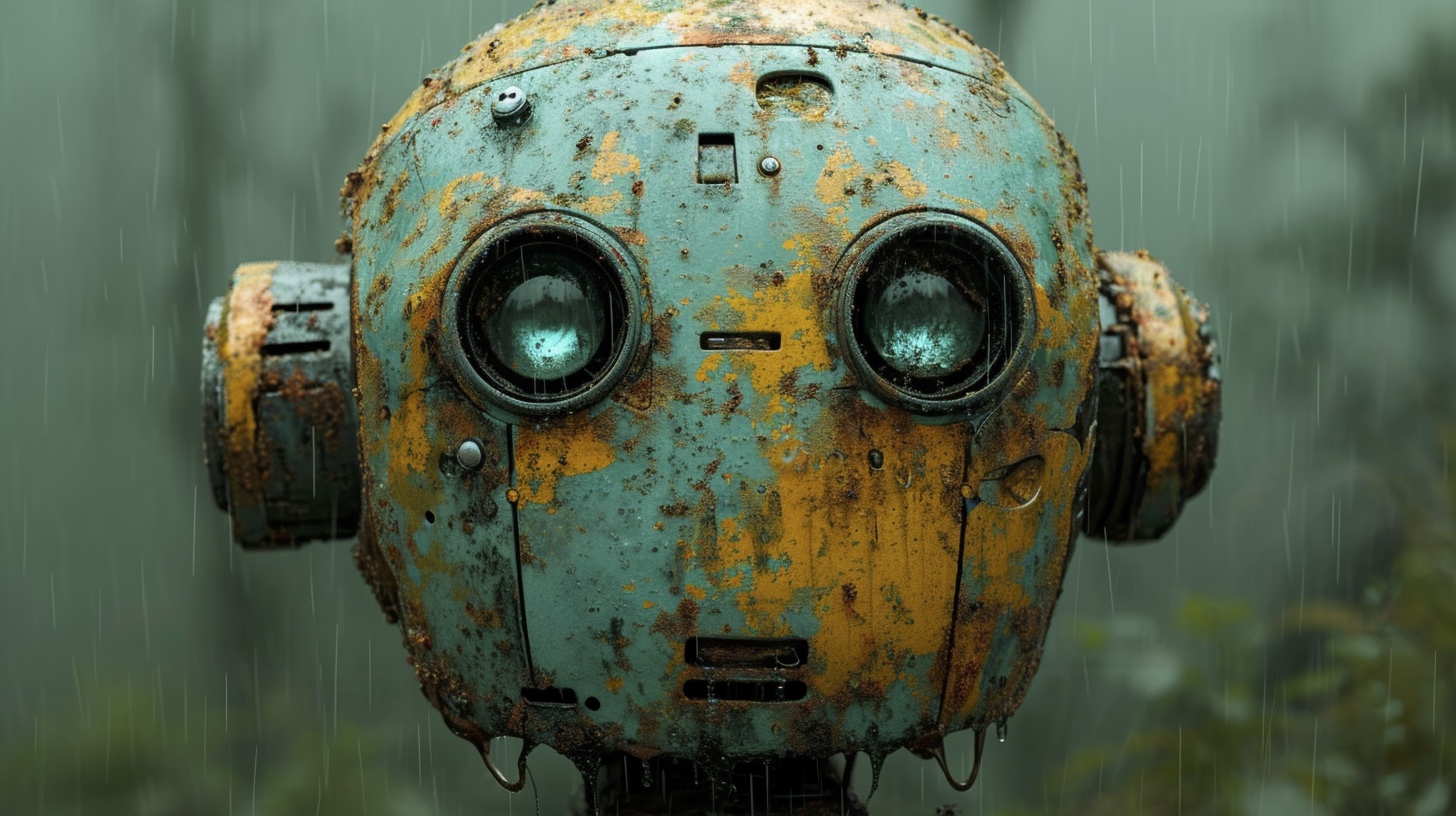 Renderman a robot in the style of surrealism mixed with abstr 15f6288f c0df 413d 890d a35789e1dc9e 0