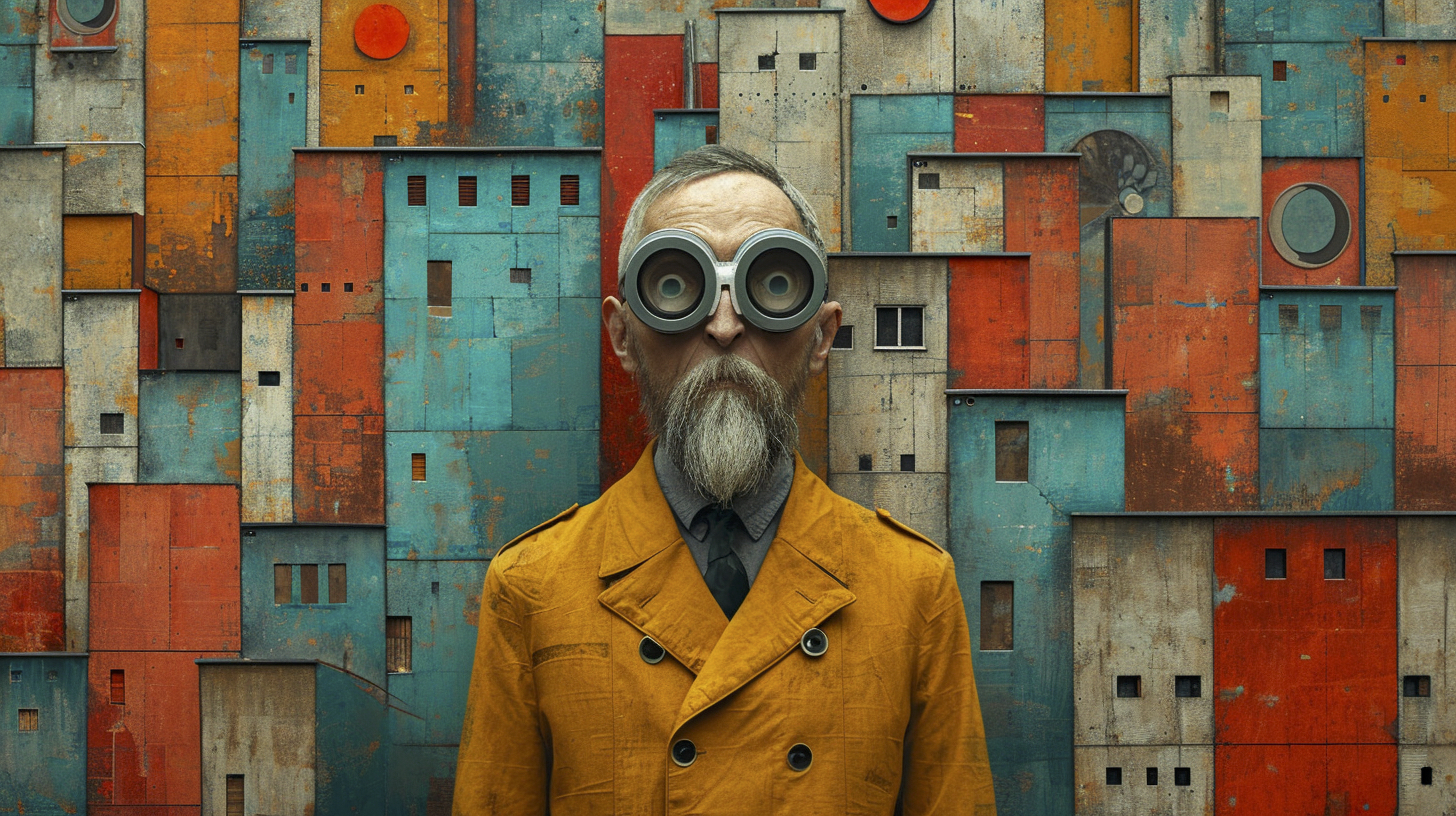 Renderman a scientist in the style of surrealism mixed with s 1e2329ae fb44 4b55 9e94 60a8daa002e4 2