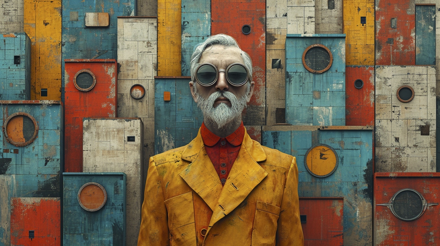 Renderman a scientist in the style of surrealism mixed with s 3a088241 e3be 4b53 bff8 f30d4a149dcd 0
