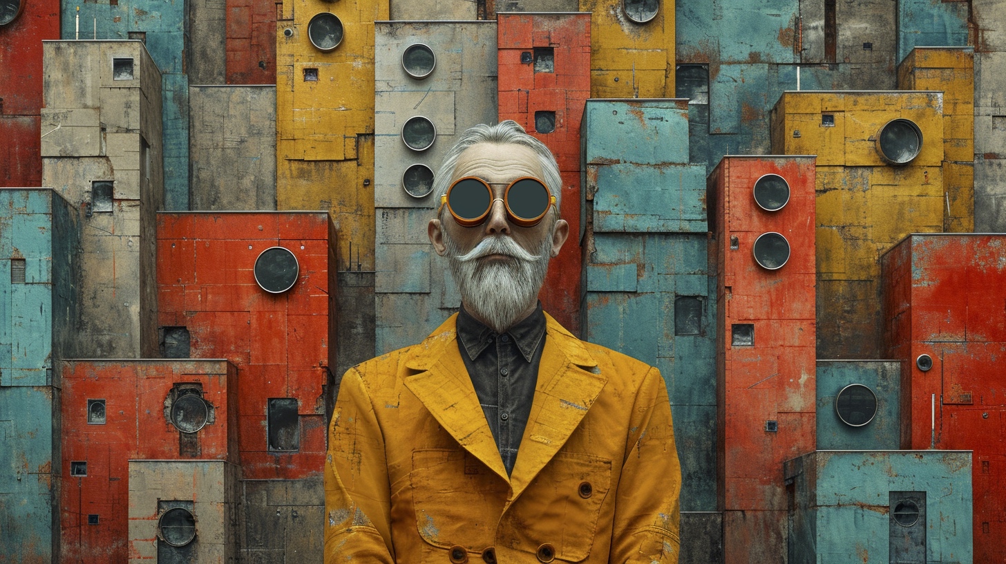 Renderman a scientist in the style of surrealism mixed with s 3a088241 e3be 4b53 bff8 f30d4a149dcd 2