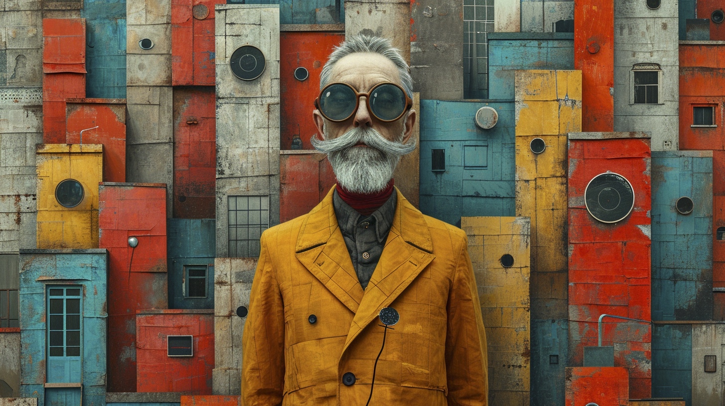 Renderman a scientist in the style of surrealism mixed with s 3a088241 e3be 4b53 bff8 f30d4a149dcd 3