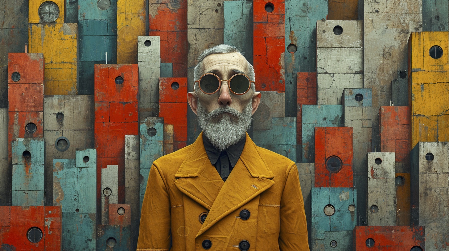 Renderman a scientist in the style of surrealism mixed with s f84695a1 2551 4dba b036 c93cda01ae07 1