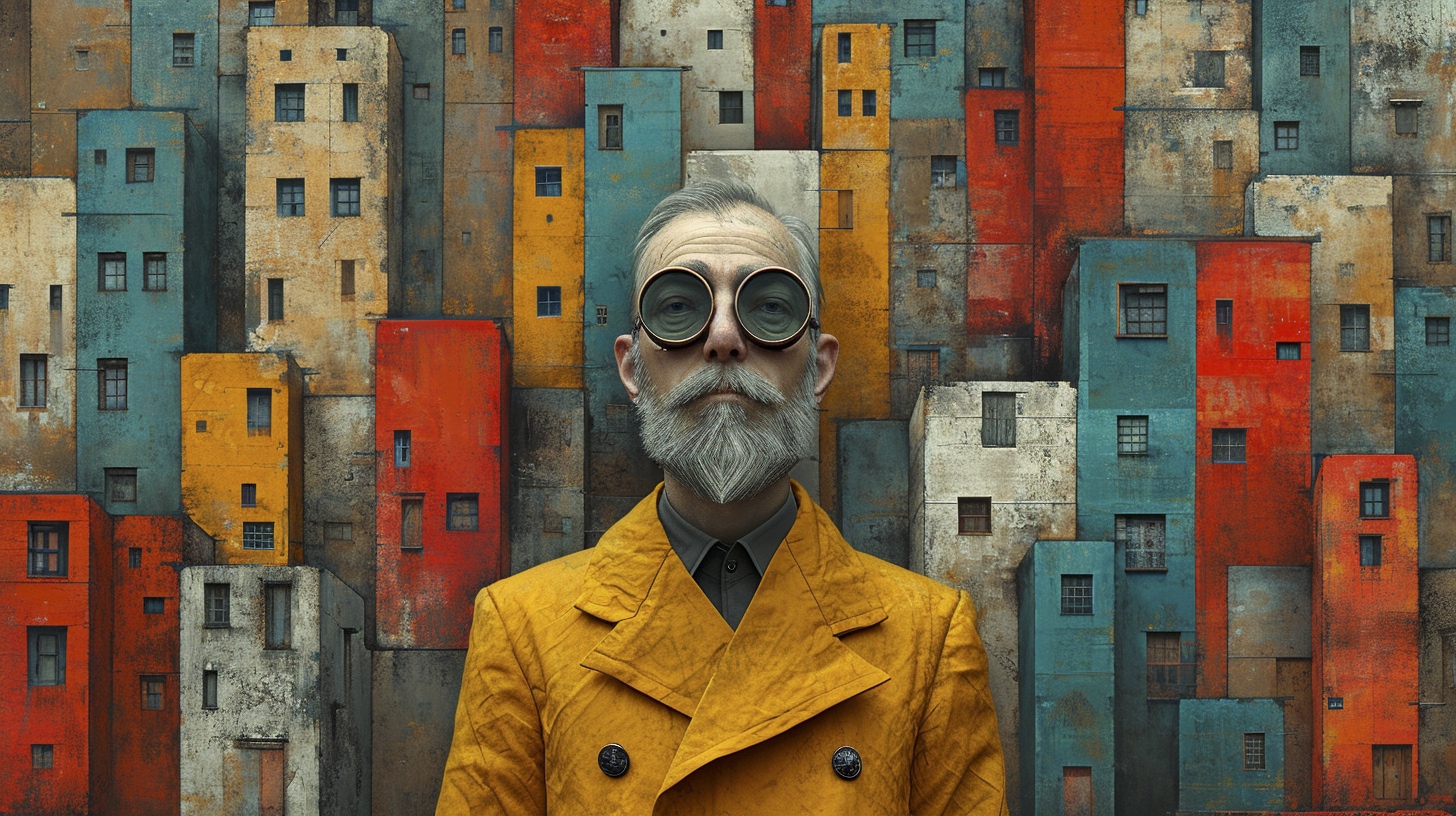 Renderman a scientist in the style of surrealism mixed with s f84695a1 2551 4dba b036 c93cda01ae07 3