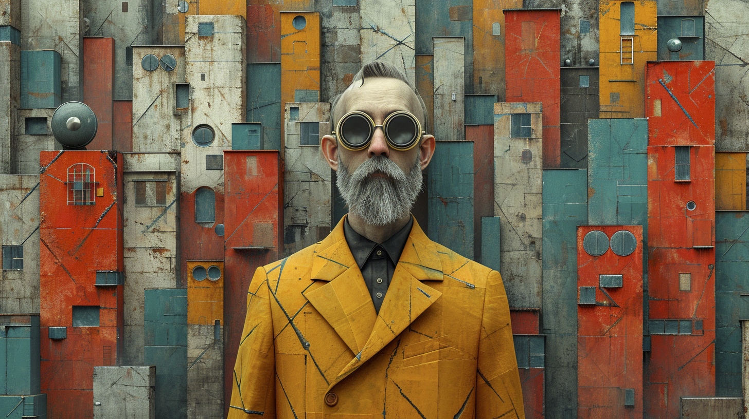 Renderman a scientist in the style of surrealism mixed with sup 66d25212 13e4 4184 8ea4 6bd3e0742c50