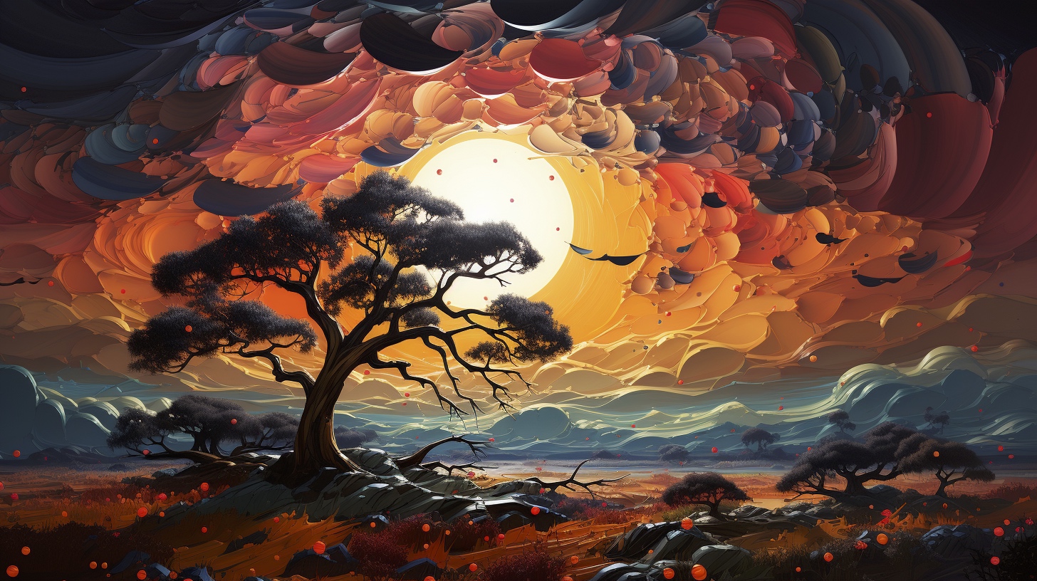 Renderman a stunning scene taken at sunset on the vast Africa 7e47aad4 0cd0 43bf 8f92 42bd50445f6b 3