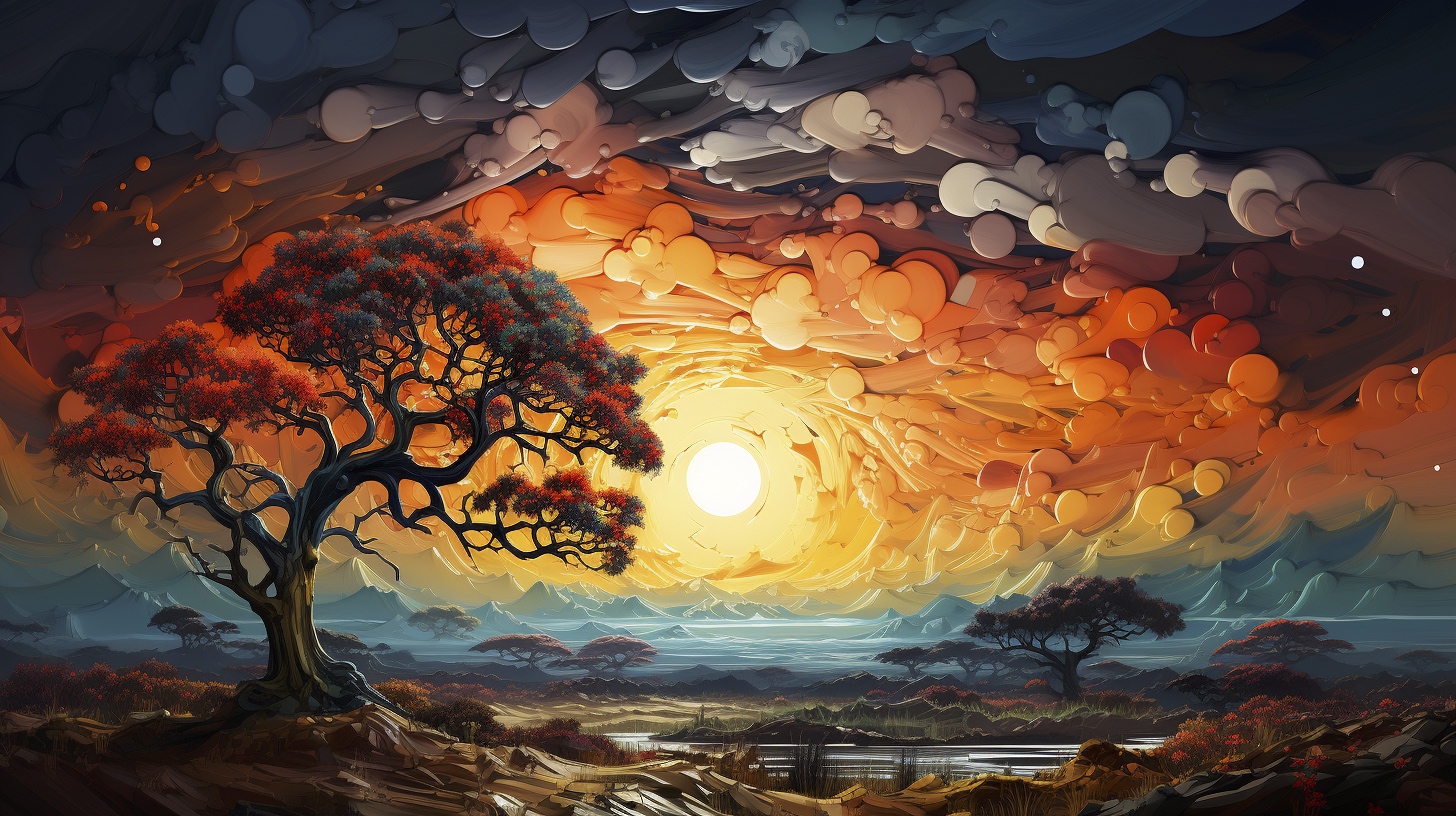 Renderman a stunning scene taken at sunset on the vast Africa 87e5355e 6fa2 41e8 9eec fabd258e7916 1