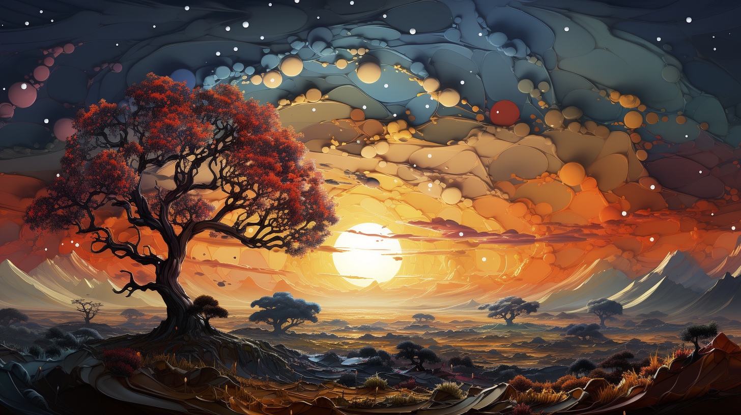 Renderman a stunning scene taken at sunset on the vast African  144db6c2 d066 4722 b7f6 5cd098141ef4