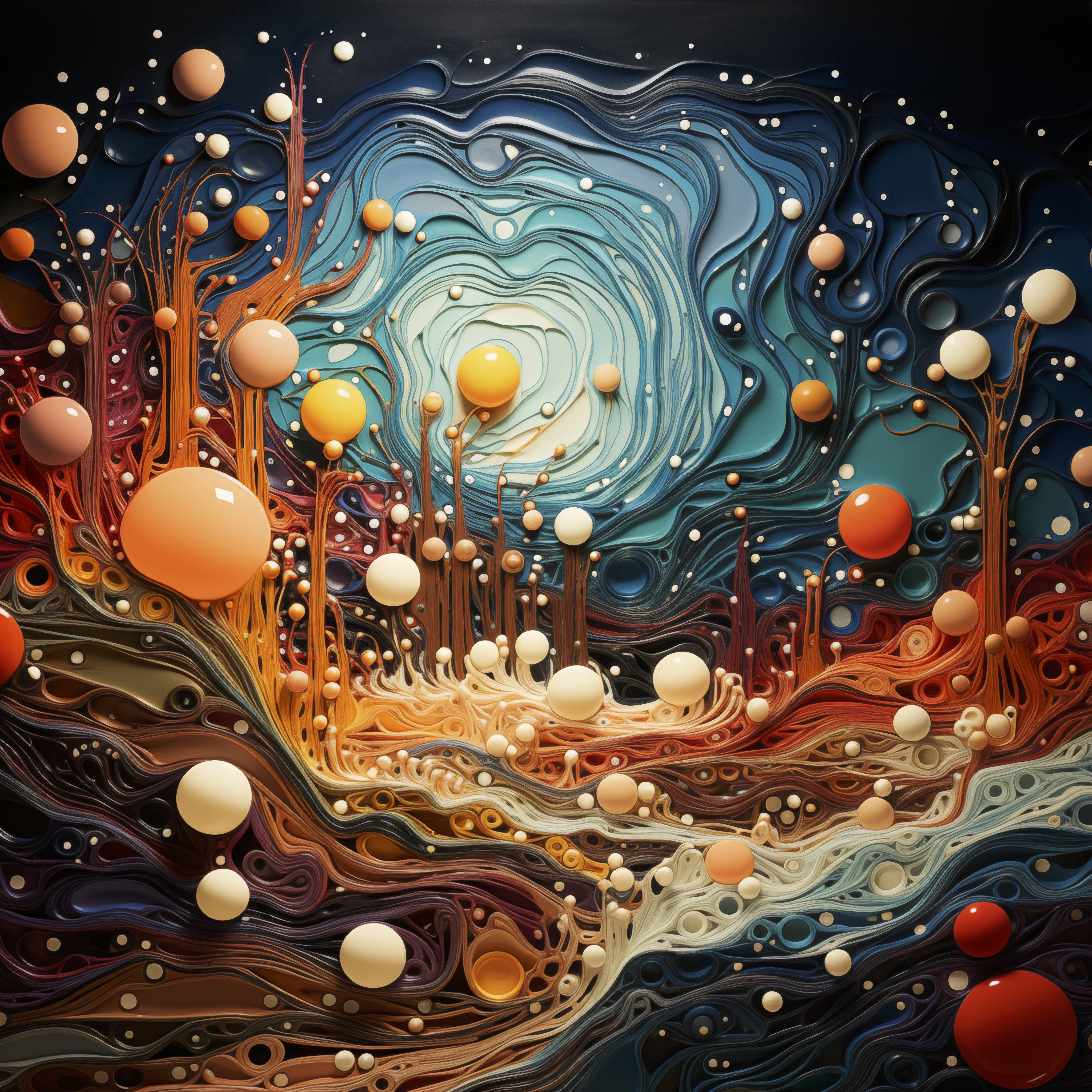 Renderman a tornado of pixies and vibrant color encaustic bubbl 2d9229bf 23ac 4fc6 8618 556ffaf1bee9