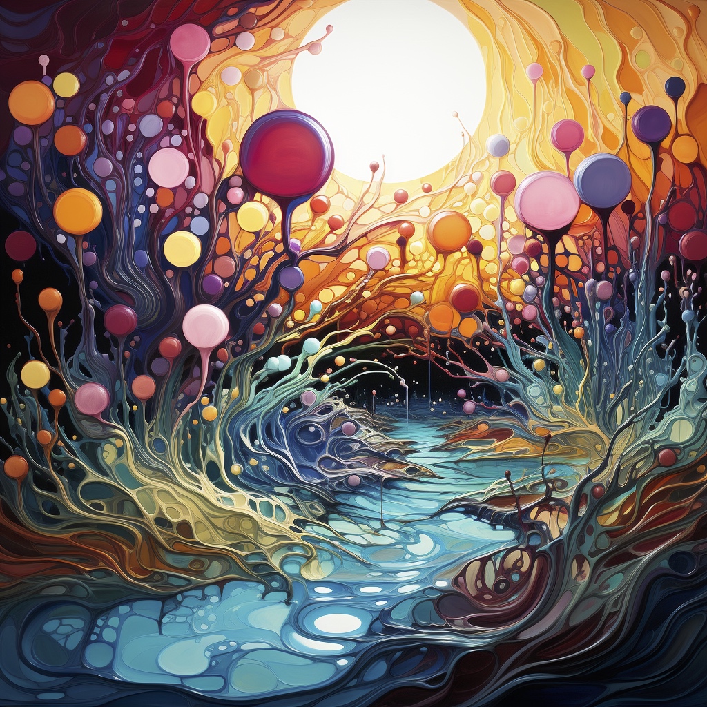 Renderman a tornado of pixies and vibrant color encaustic bubbl c22f8b12 8b6e 409a b708 eb54ace3232f