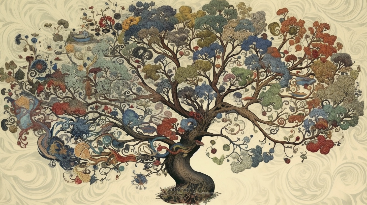 Renderman a tree  in the style of cartography art flourish 2    708b29f4 bbce 4595 956e 69dd0be0072f