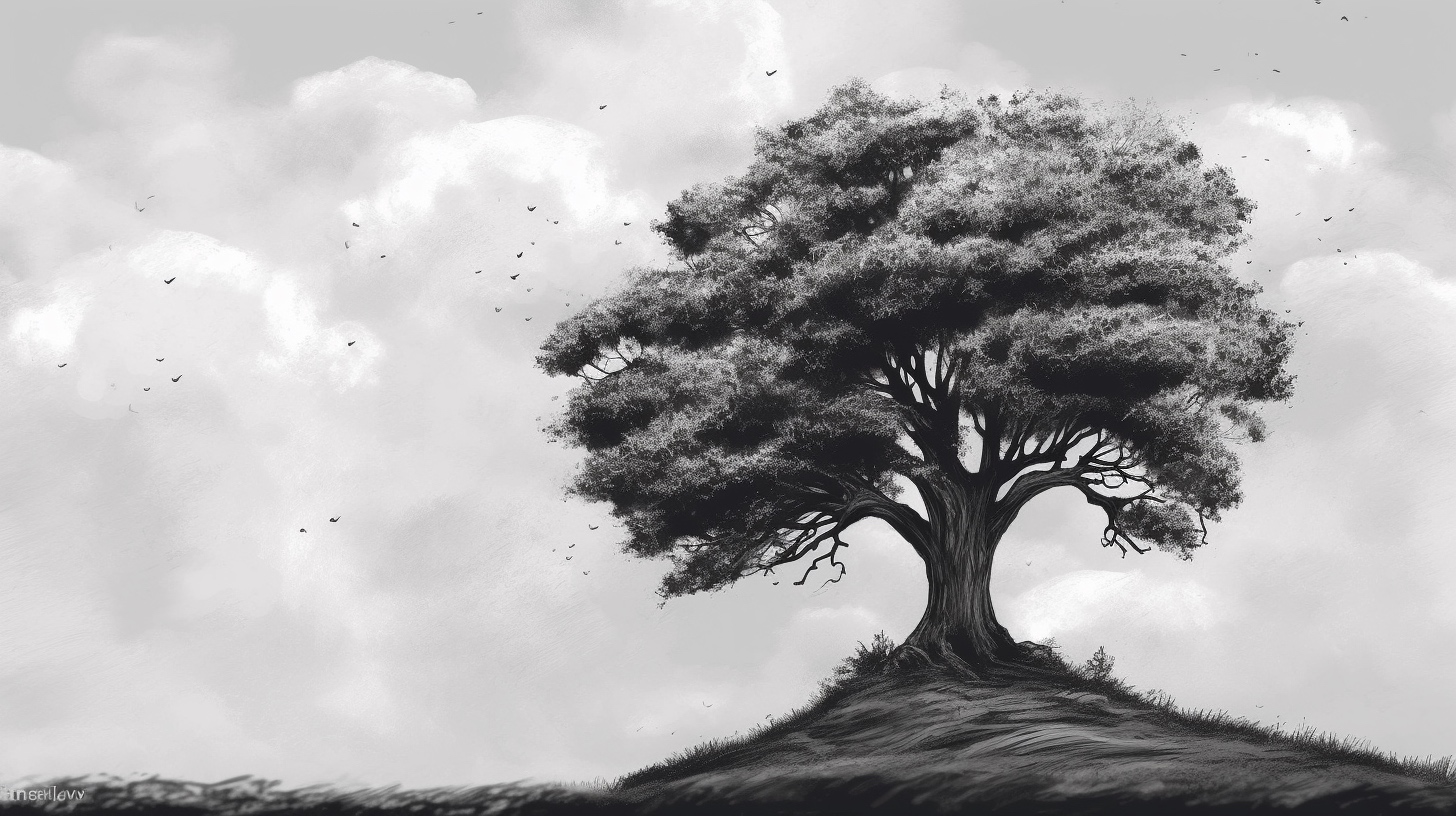 Renderman a tree  in the style of the Ashcan School 2   ar 169  91826620 8b33 4b34 8709 cb48bc27182c