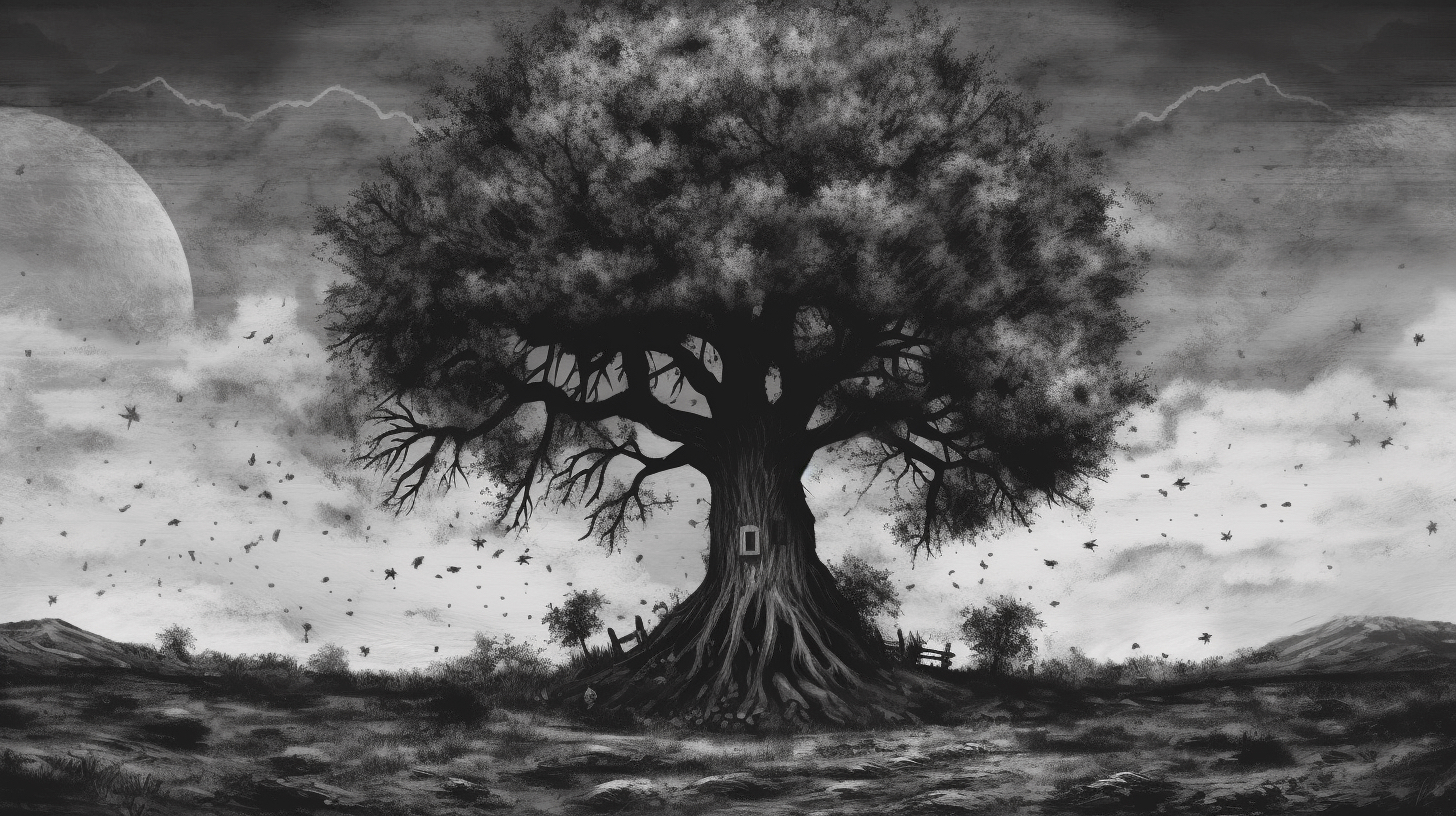 Renderman a tree  in the style of the Ashcan School 2   ar 169  b919794c ddcd 4a1f 884d aefc318c95e0