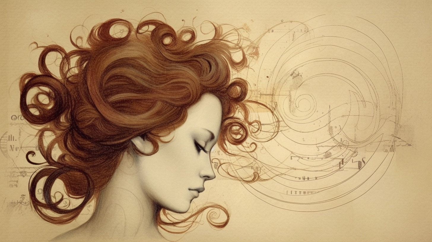 Renderman a woman  in the style of spencerian script   ar 169   dea1644a d1ff 4f20 a5ba d4785294813c