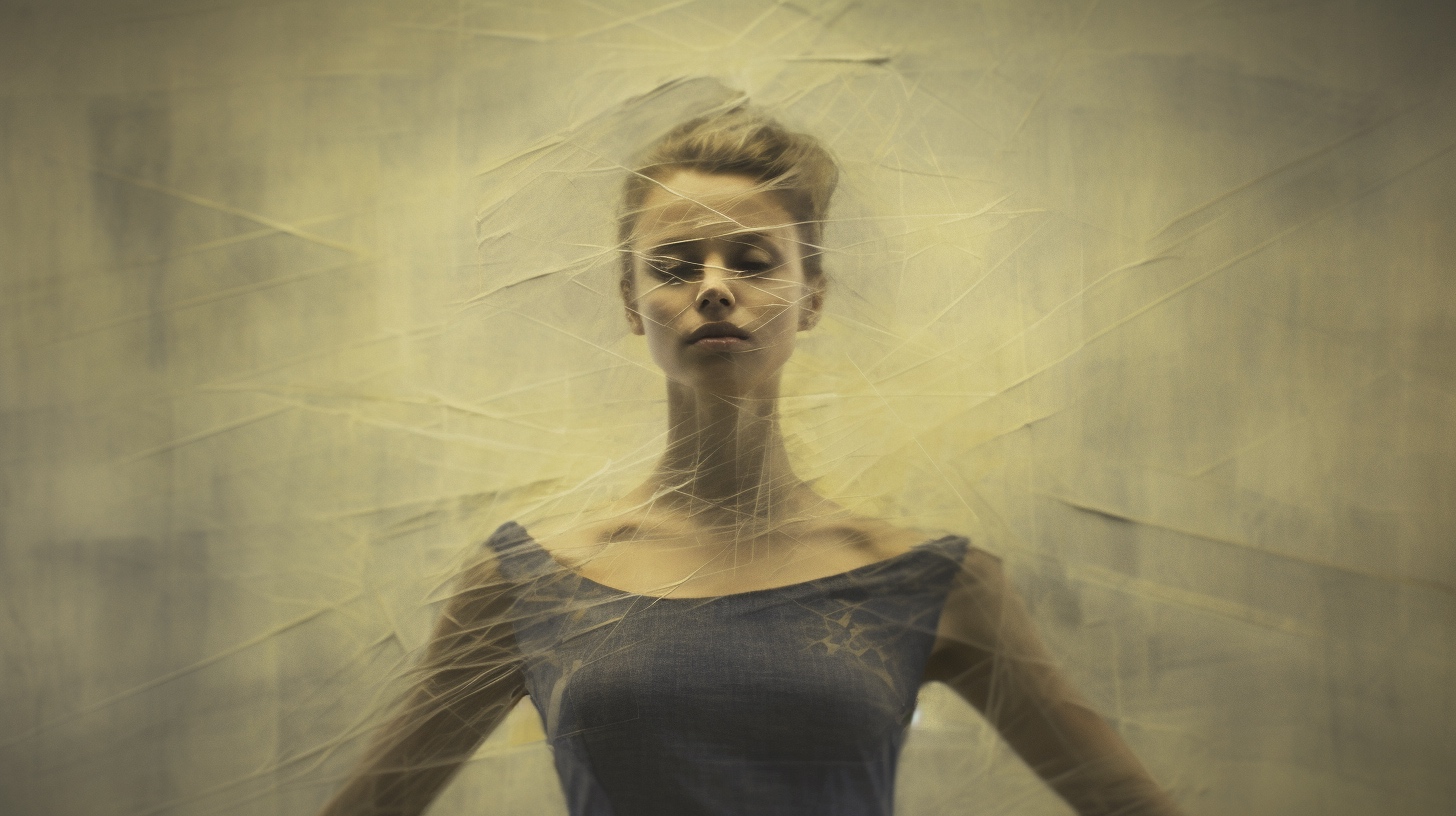 Renderman a woman  in the style of the Metaphysical art movem ca829352 e0b0 4a59 9425 ec89bba92ad7 1