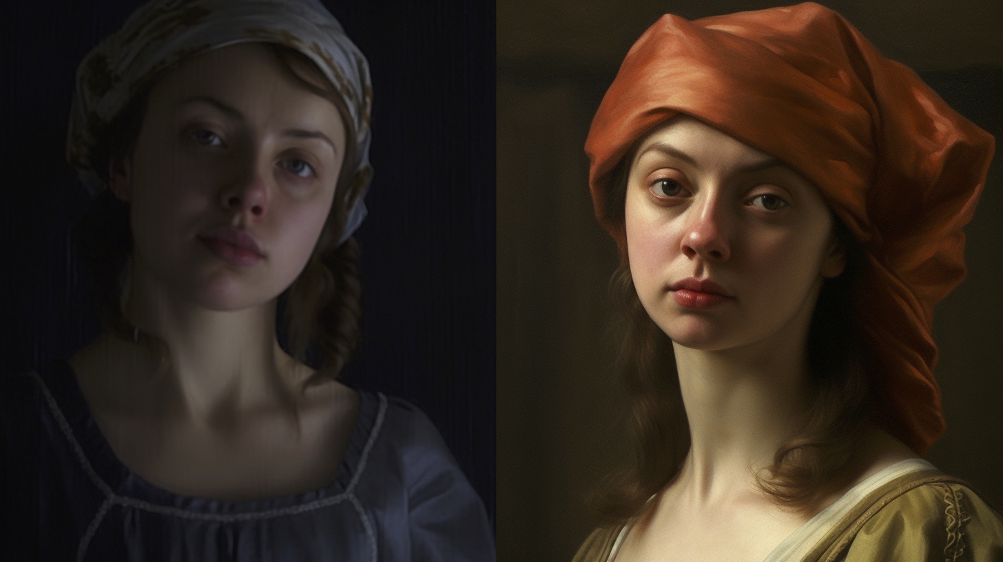 Renderman a woman  in the style of the mannerism   ar 169   qua 3ac316e9 b60e 4dae 9152 67905e13cd84