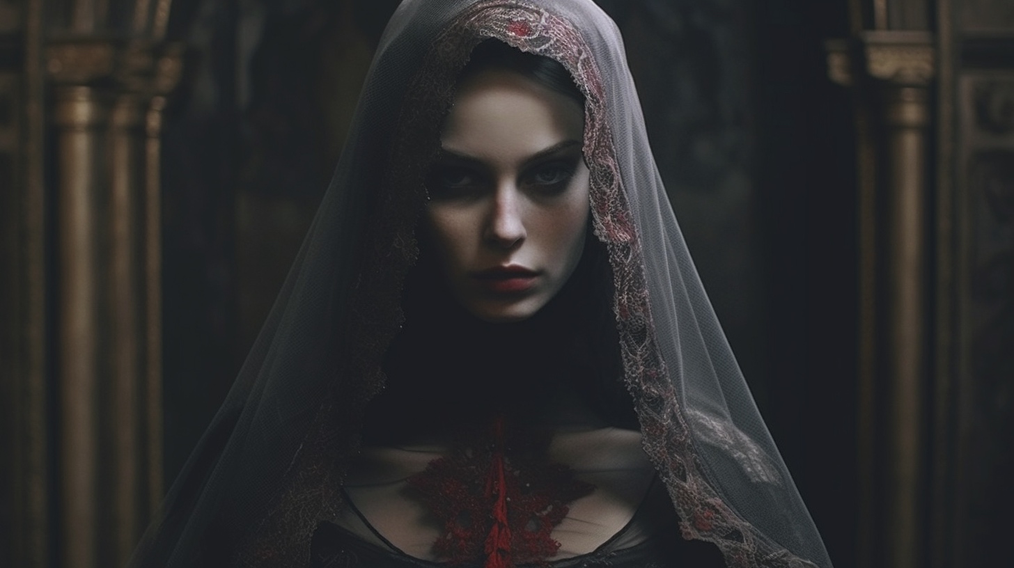 Renderman a woman  in the style of the tenebrism   ar 169   q 9ab32b37 4039 48c8 b553 3d2a0010d3e3 3