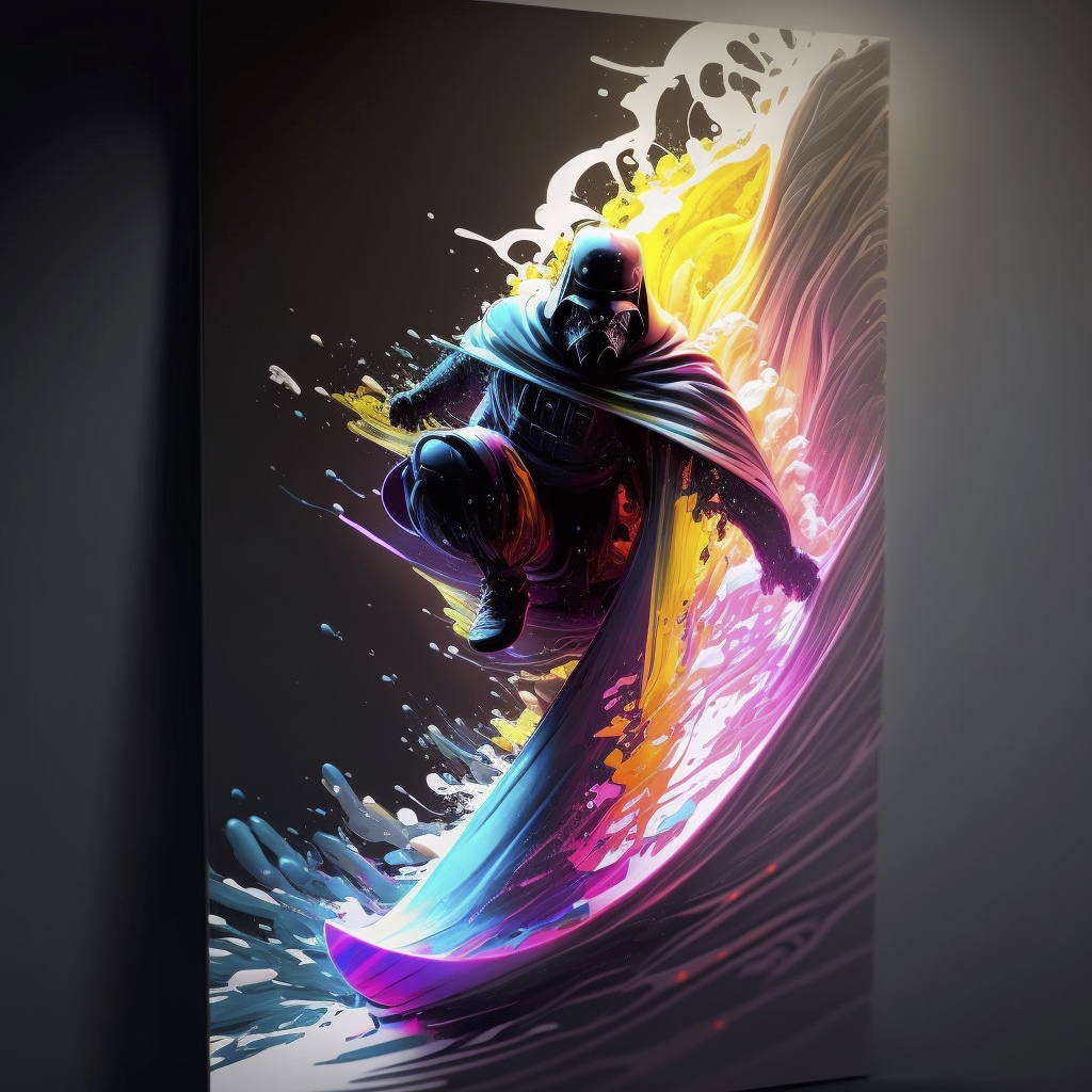 Renderman abstract graphic vader surfing Cinematic lighting Pho a079b4d3 a272 4a42 846e 014a5f8254f9