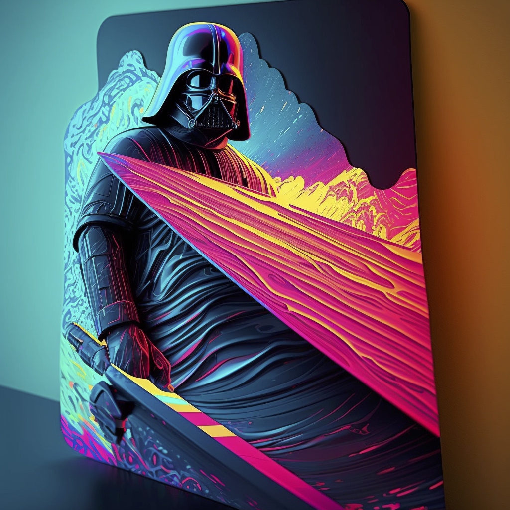 Renderman abstract graphic vader surfing Cinematic lighting syn 63e146ea d5f1 4b1e 9531 c02309f51953