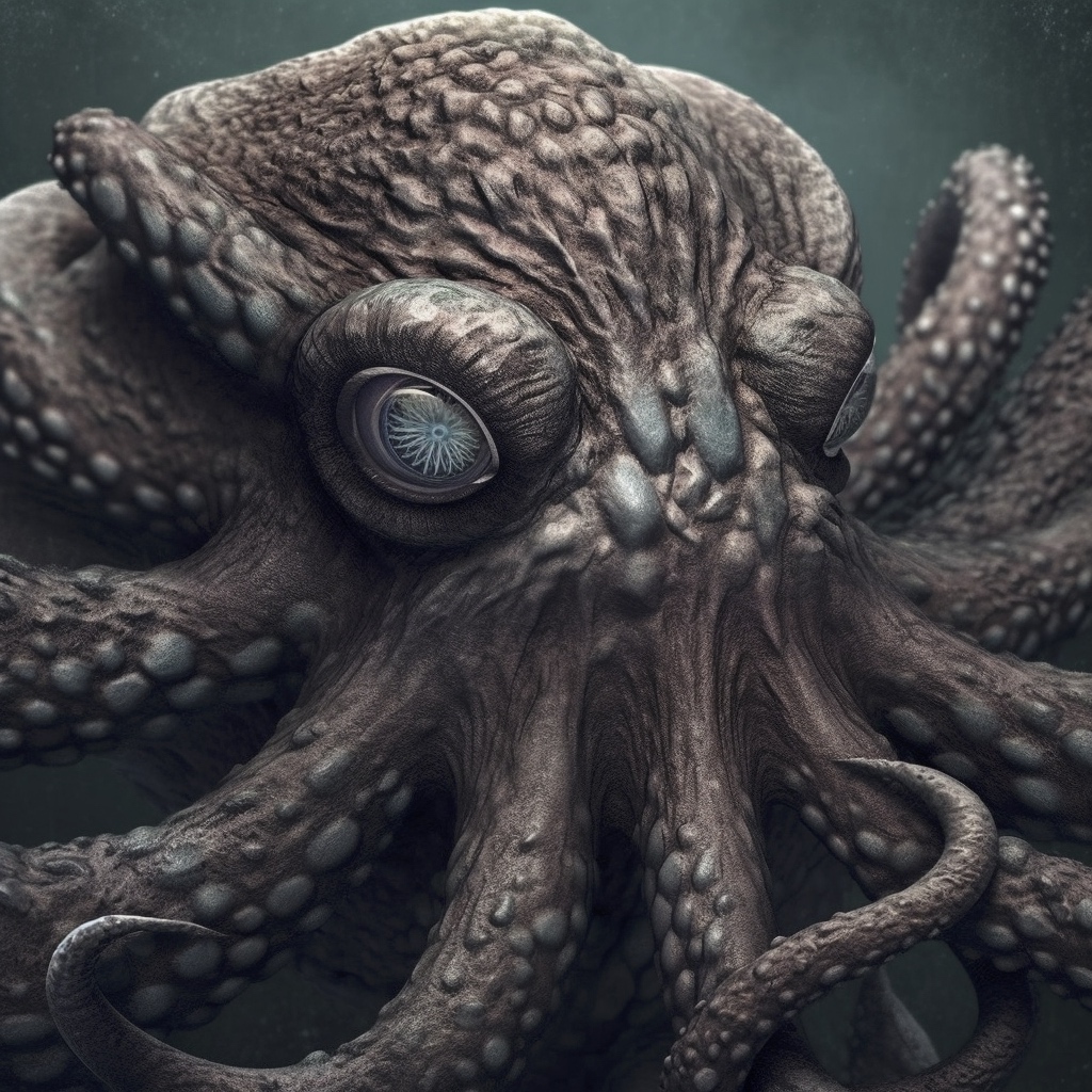 Renderman detailed photograph of an angry kraken with fierce  2911e6e0 8bba 4a52 ae85 e8a388b72f23 1