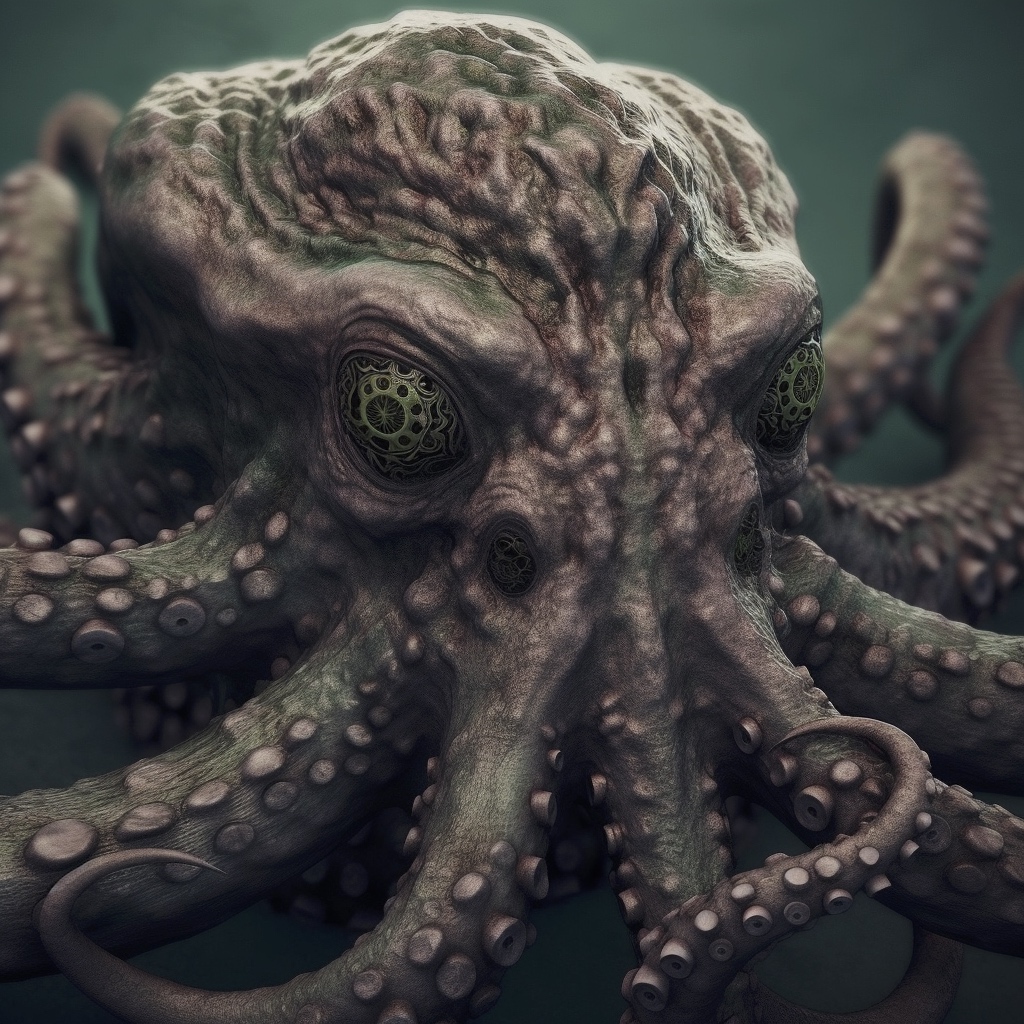 Renderman detailed photograph of an angry kraken with fierce  2911e6e0 8bba 4a52 ae85 e8a388b72f23 3