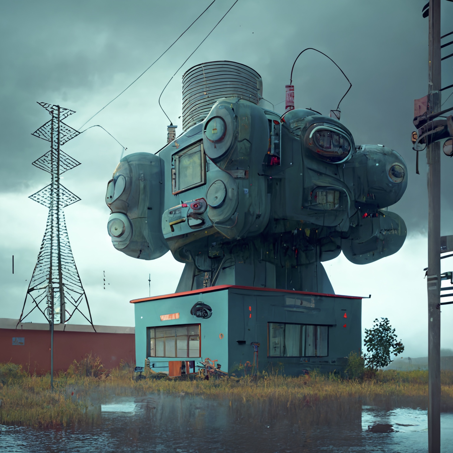 Renderman futuristic world in the Simon stalenhag the electric  35ef8ebd 3078 4fa5 9a56 693e600dd9da