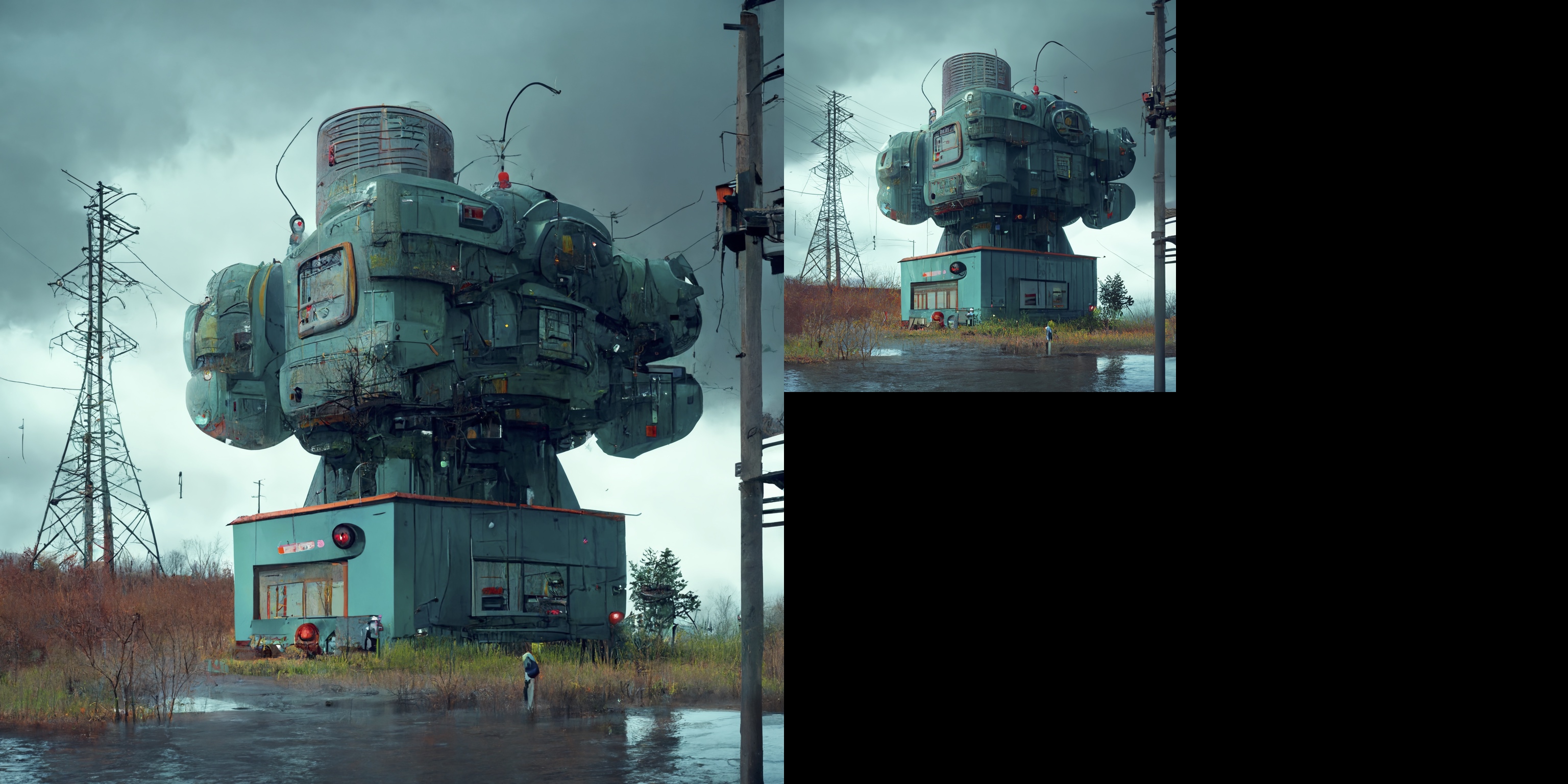 Renderman futuristic world in the Simon stalenhag the electric  3f686adb 64c0 4764 8a16 cd01911b3c6e