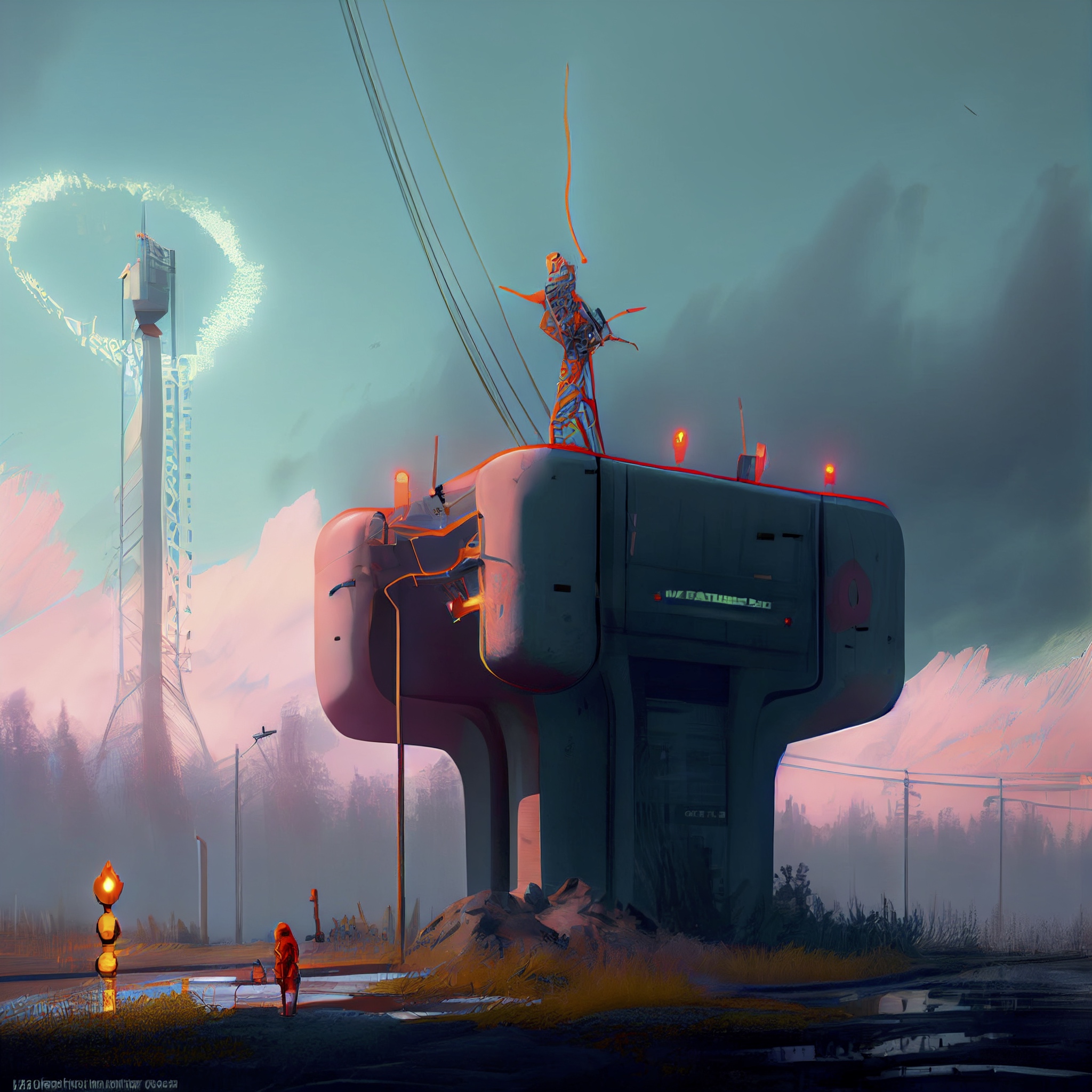 Renderman futuristic world in the Simon stalenhag the electric  f5c6f57c 4fc6 450f ac93 49133c41441f