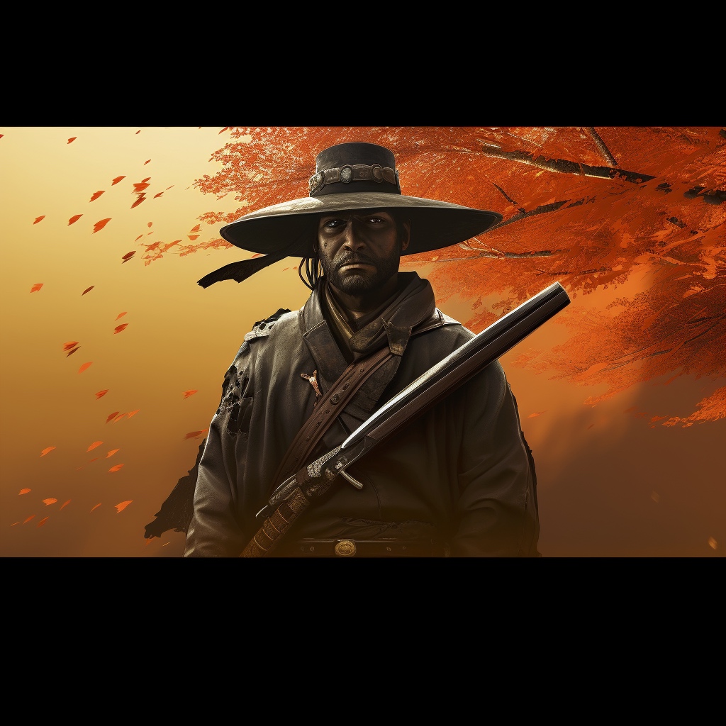 Renderman httpss.mj.run rqDxssfrCg graphic image of a cowboy  004e7006 e66b 4e30 b384 307de83677a5 2