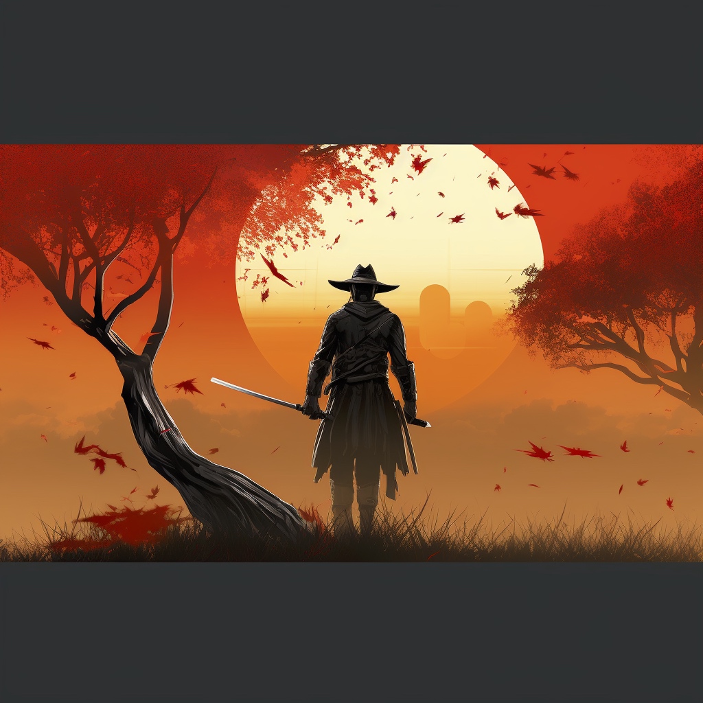 Renderman httpss.mj.run rqDxssfrCg graphic image of a cowboy sa 8c3f5195 a172 41f8 99c4 c64fb9518101