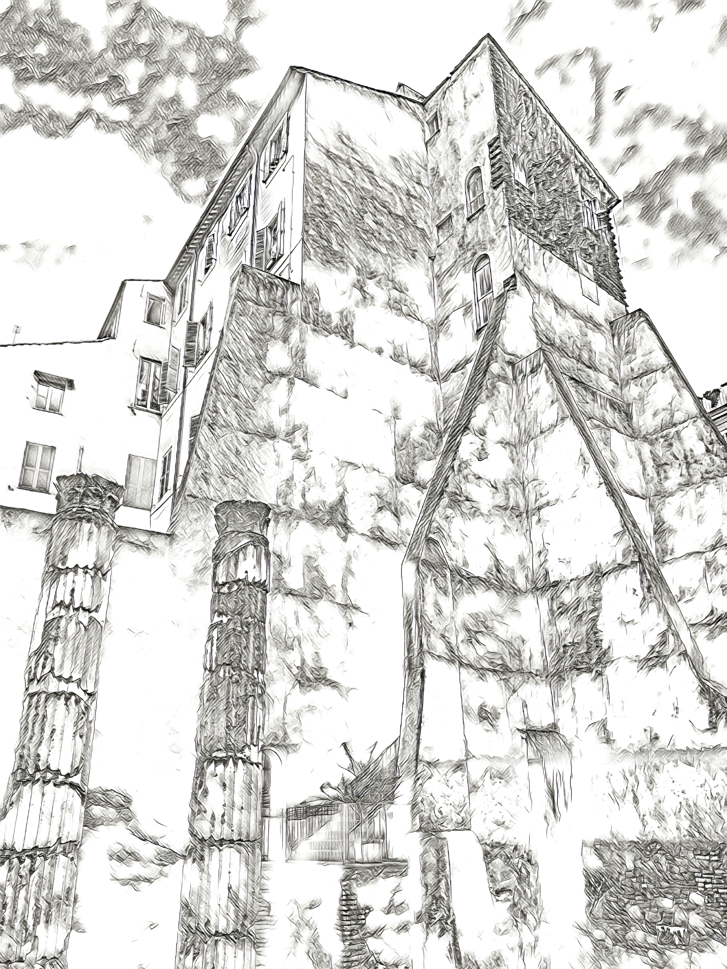Buttressed
